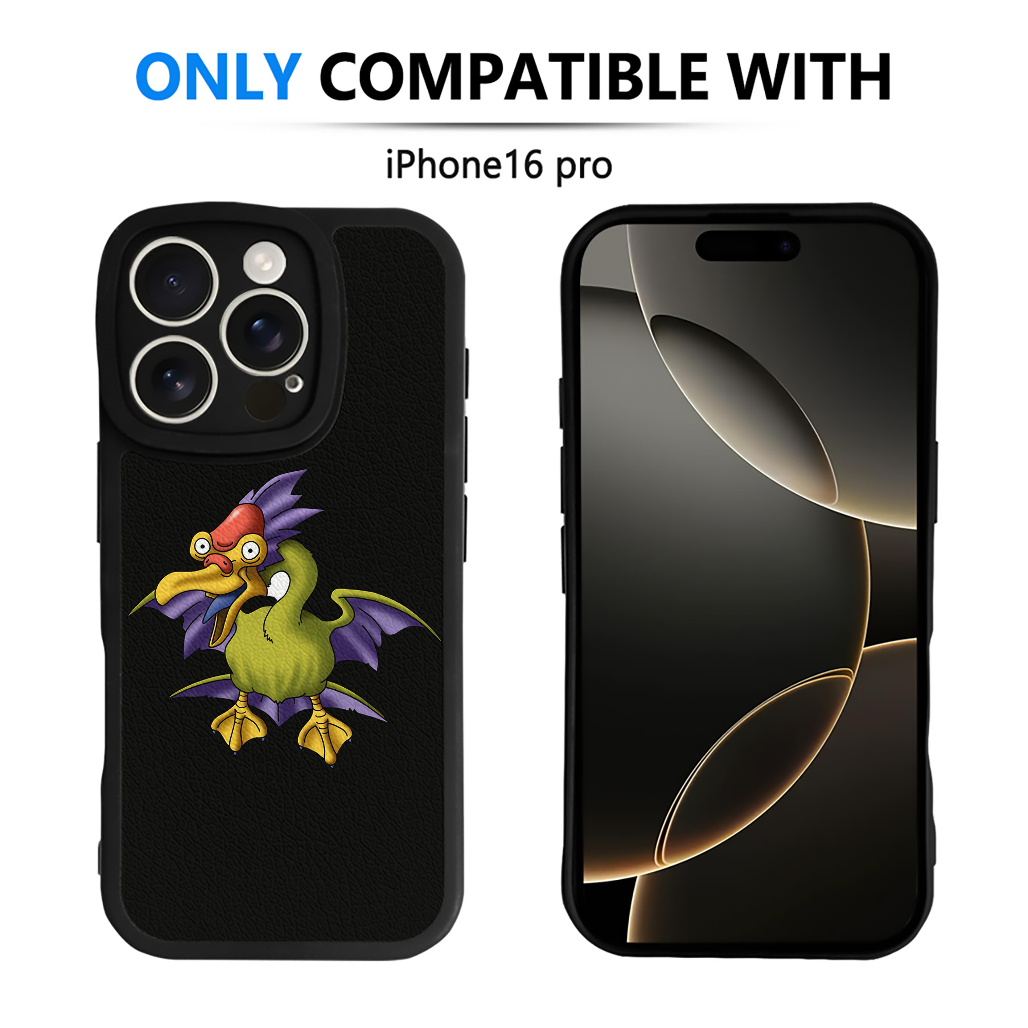 （画像用） ドラゴンクエスト Doragon Kuesuto Dragon Quest 【iPhone 16シリーズ対応】シリコンスマホケース（レザー調） 材質：シリコン